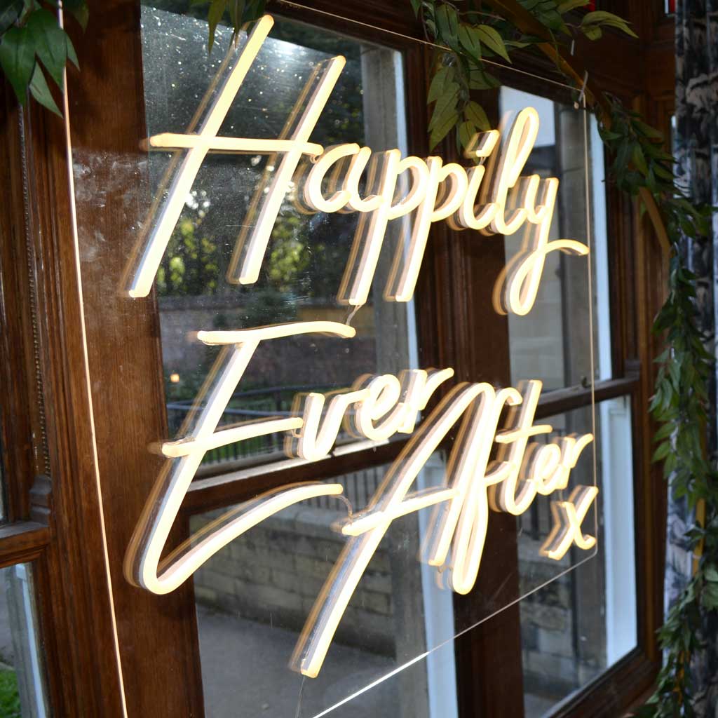 Happy ever after window display