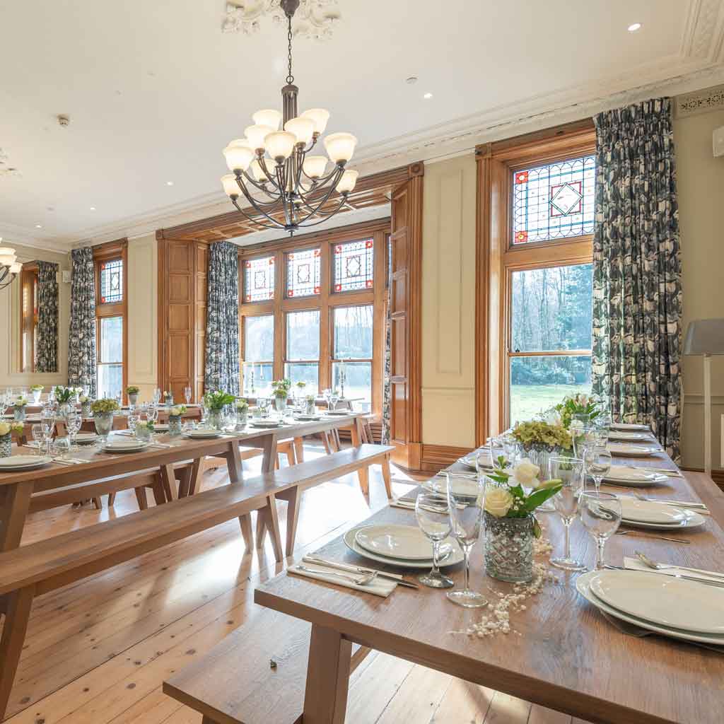 Cliffe House Dining Room Table Display