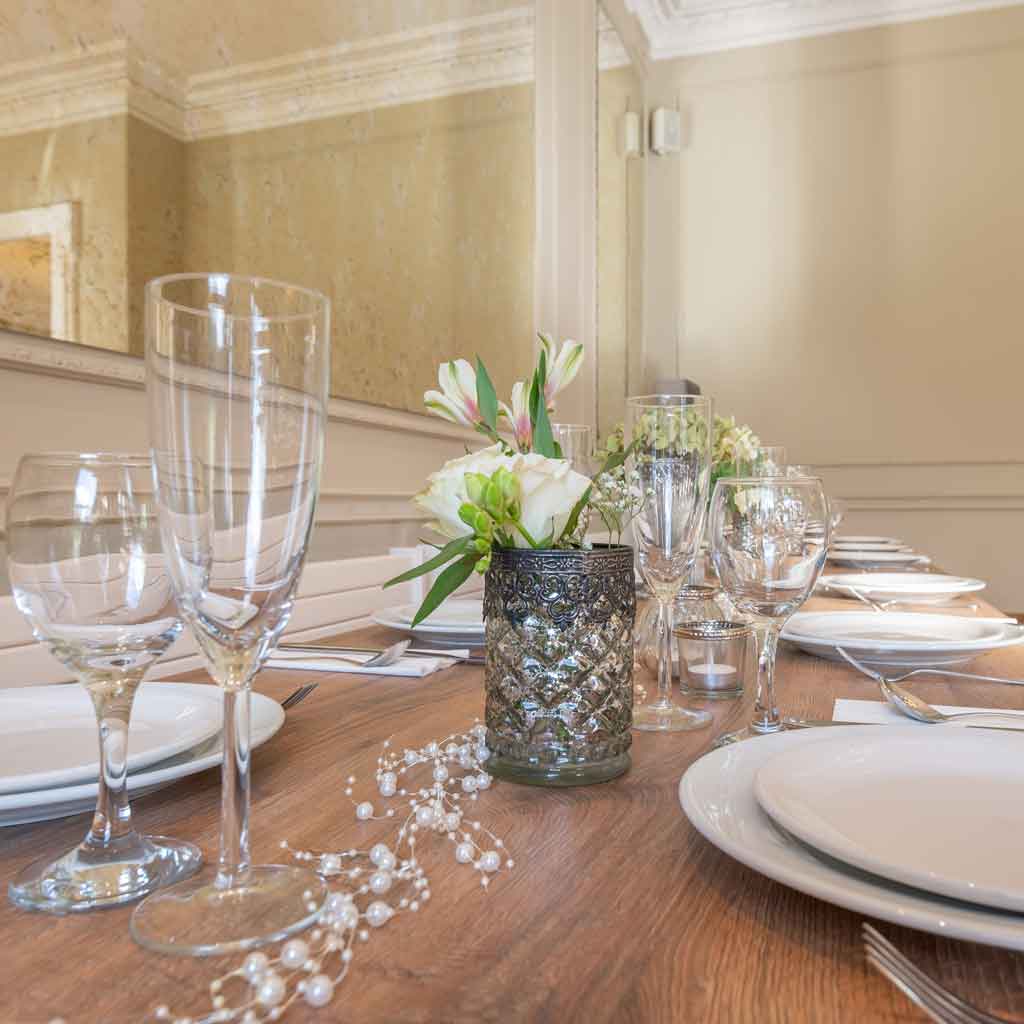 Cliffe House Dining Room Table Display